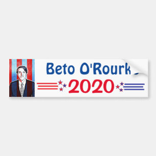 Pegatina Para Coche Beto O'Rourke para la presidencia 2020