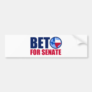 Pegatina Para Coche Beto para el senado 2018 de Tejas