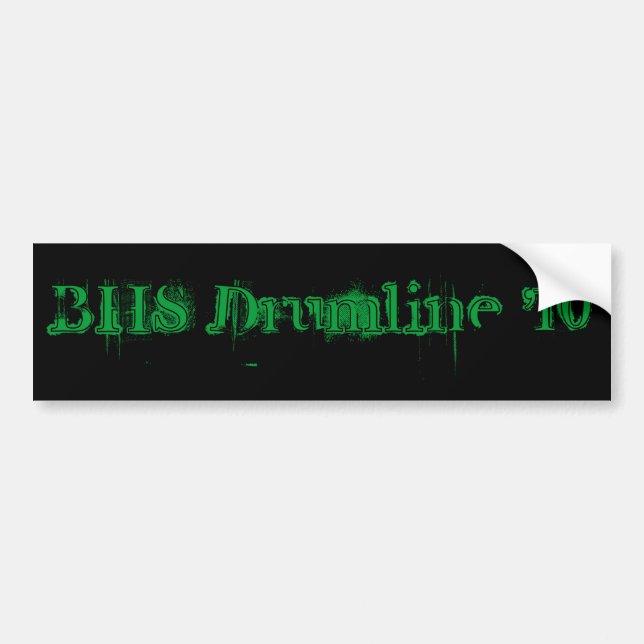 Pegatina Para Coche BHS Drumline '10 (Frente)