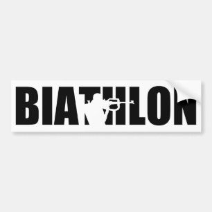 Pegatina Para Coche Biathlon