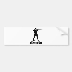 Pegatina Para Coche Biathlon