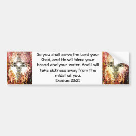 Pegatina Para Coche Biblia Verses Curación De Escritura Cita Exodo 23: