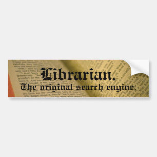 Pegatina Para Coche Bibliotecario