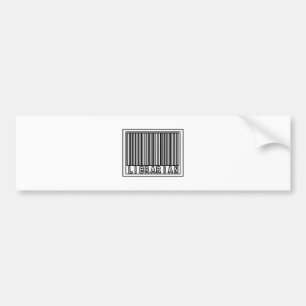 Pegatina Para Coche Bibliotecario de Barcode