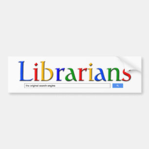 Pegatina Para Coche bibliotecarios el Search Engine original