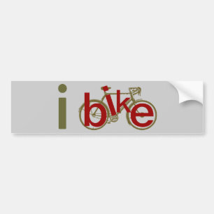 Pegatina Para Coche bicicleta ~ ciclismo de amor