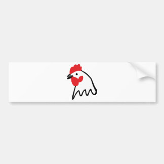 Pegatina Para Coche biddy del pollo de la gallina