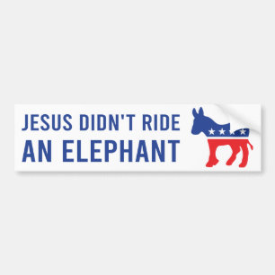 Pegatina Para Coche Biden 2020 - Jesús no montó elefante
