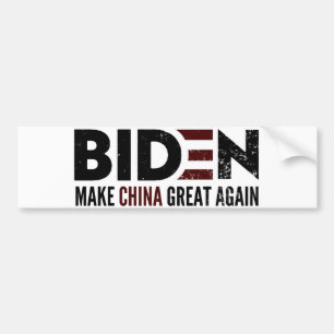 Pegatina Para Coche Biden hace que China sea grande otra vez