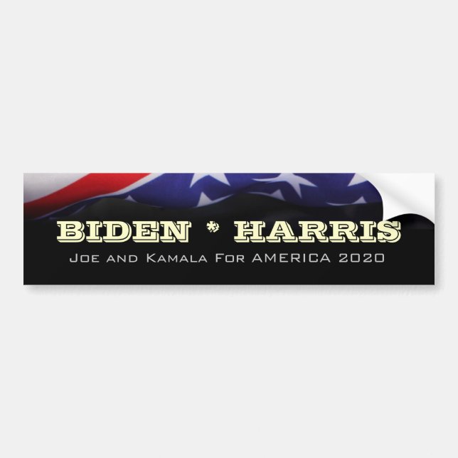 Pegatina Para Coche BIDEN HARRIS 2020 Bumper Sticker Sticker Campaign  (Frente)
