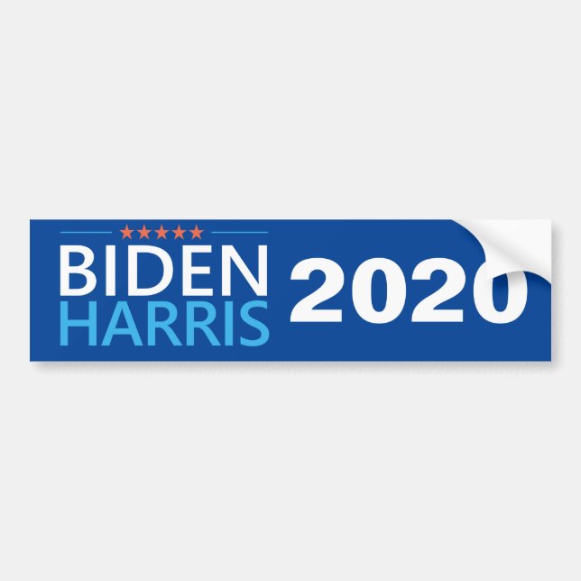 Pegatina Para Coche Biden Harris 2020 for President US Election (Frente)