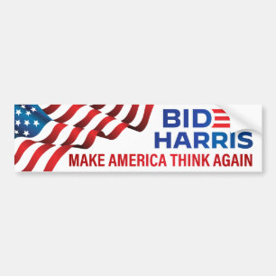 Pegatina Para Coche Biden Harris 2020 - Haz que Estados Unidos vuelva