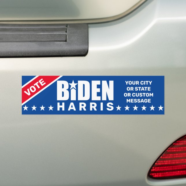 Pegatina Para Coche Biden Harris 2020 Voto Político Democrático (en coche)
