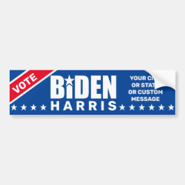 Pegatina Para Coche Biden Harris 2020 Voto Político Democrático