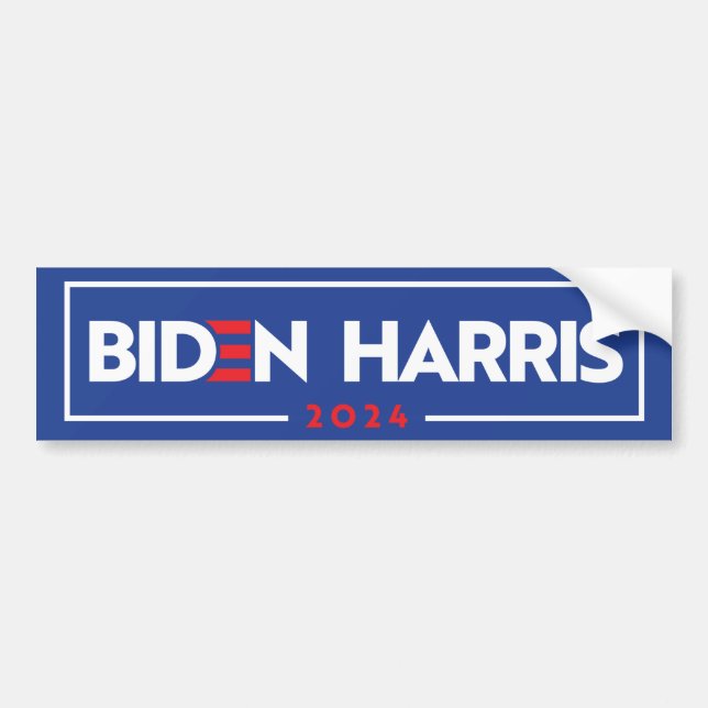 Pegatina Para Coche Biden Harris 2024 (Frente)