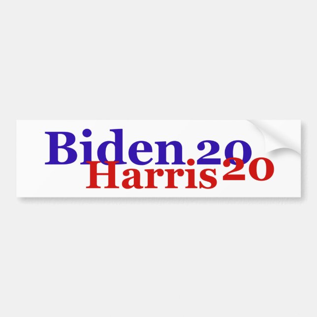 Pegatina Para Coche Biden Harris Bumper Sticker (Frente)