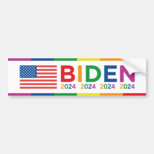 Pegatina Para Coche Biden LGBT 2024