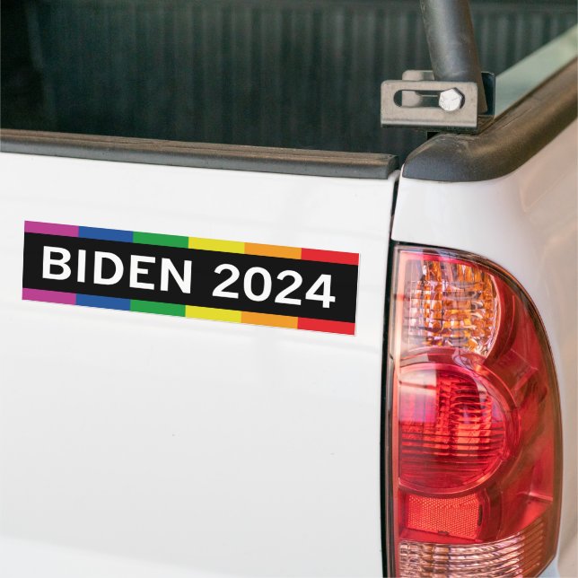 Pegatina Para Coche Biden LGBT 2024 (En Camión)