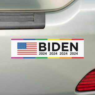 Pegatina Para Coche Biden LGBT 2024