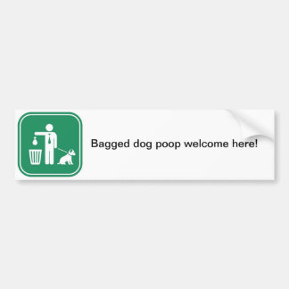 Pegatina Para Coche Bienvenida a la caca de perro Bagh
