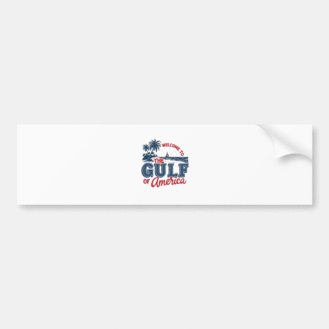 Pegatina Para Coche Bienvenidos al México inmigrante del Golfo de Amér (Frente)