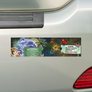 Pegatina Para Coche Bienvenidos al planeta Tierra
