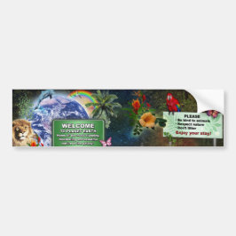 Pegatina Para Coche Bienvenidos al planeta Tierra