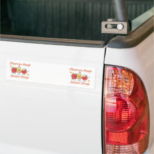 PEGATINA PARA COCHE BIENVENIDOS DE VUELTA AL AULA MENTALIDAD LISTA