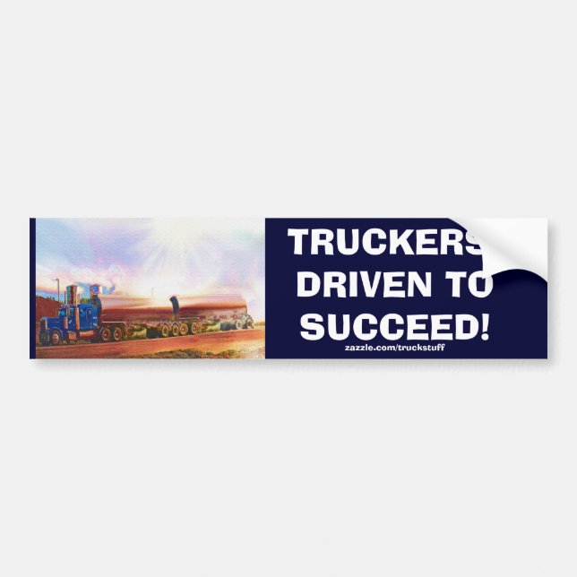 Pegatina Para Coche BIG RIG TRUCKERS Bumper Sticker (Frente)