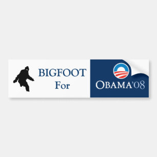 Pegatina Para Coche Bigfoot para OBAMA