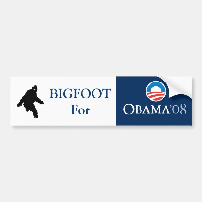 Pegatina Para Coche Bigfoot para OBAMA (Frente)