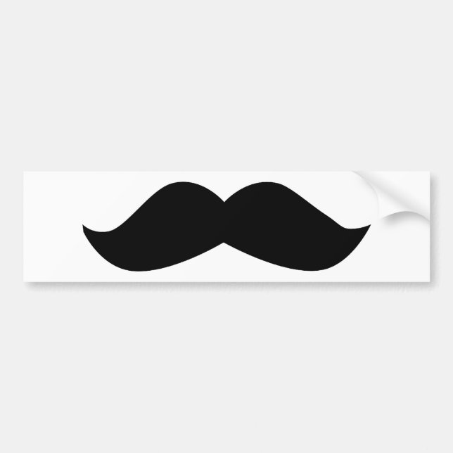 Pegatina Para Coche Bigote (Frente)