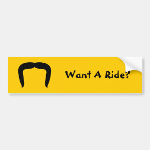 Pegatina Para Coche Bigote de herradura