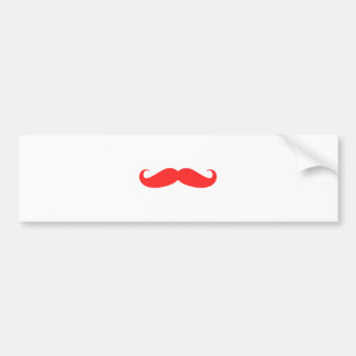 Pegatina Para Coche Bigote rojo Stache para el navidad