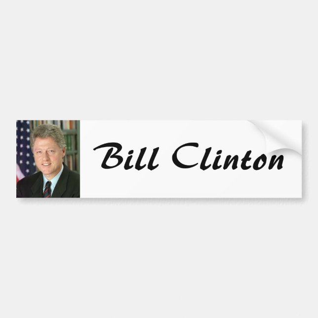 Pegatina Para Coche Bill Clinton (Frente)