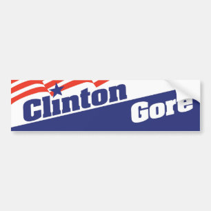 Pegatina Para Coche Billete De 1992 Bill Clinton Al Gore Bumper Sticke