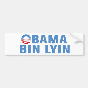 Pegatina Para Coche Bin Lyin de Obama