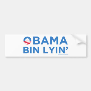 Pegatina Para Coche Bin Lyin de Obama