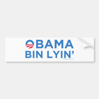 Pegatina Para Coche Bin Lyin de Obama