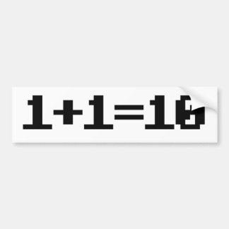 Pegatina Para Coche Binario