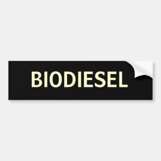 PEGATINA PARA COCHE BIODIESEL