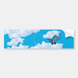 Pegatina Para Coche BiPlane
