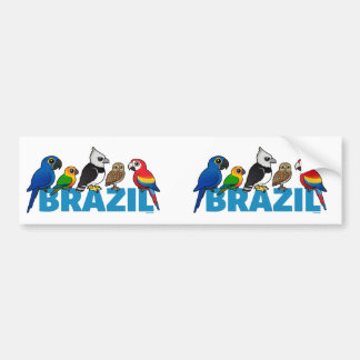 Pegatina Para Coche Birdorable el Brasil