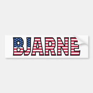 Pegatina Para Coche Bjarne Name Vorname Estados Unidos Aufkleber Pegat