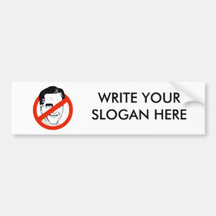 Pegatina Para Coche Blanco anti de Mitt Romney -