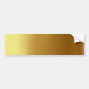 PEGATINA PARA COCHE BLANCO CREAR TU PROPIO ESPÍRITU DE GOLD BUMPER
