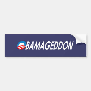 Pegatina Para Coche Blanco de Obamageddon