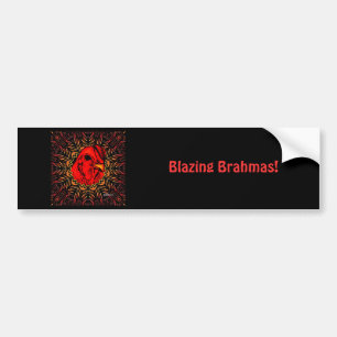 Pegatina Para Coche Blazing Brahma