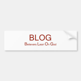 PEGATINA PARA COCHE BLOG