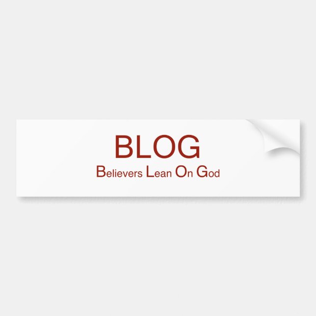 PEGATINA PARA COCHE BLOG (Frente)